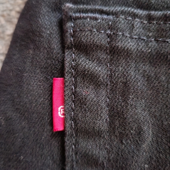 Red tab/ Blank Tab Levi's Mens 502 Black Taper Jeans 36x30 With Tags casual - Picture 16 of 16